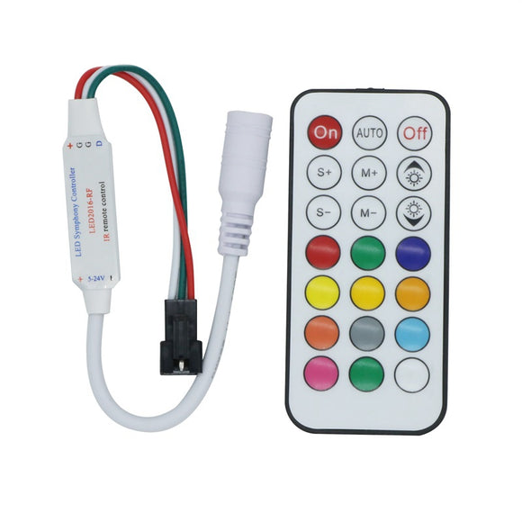 DC5-24V 21 Keys Remote Control RF Controller for 2811 2812 LED Strip Light