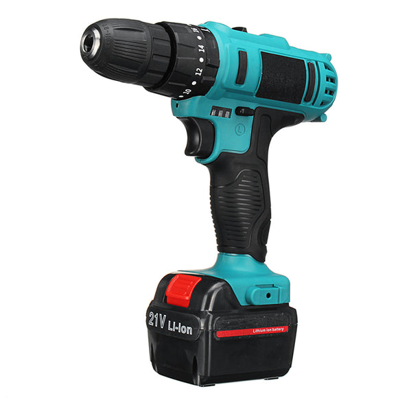 Impact Drill 21V Electric Screwdriver Power Screw Driver Drill Tool