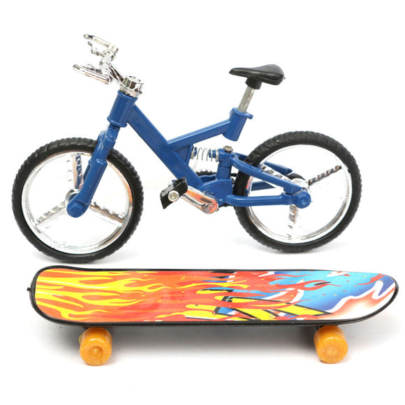 Tech Deck Finger Bike Bicycle & Finger Board Boy Kid Children Wheel Toy Gift