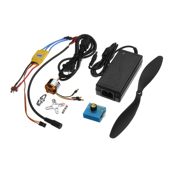 XXD A2212 1000KV Brushless Motor with 30A ESC Servo Tester Power Supply for F450 S500 Quadcopter