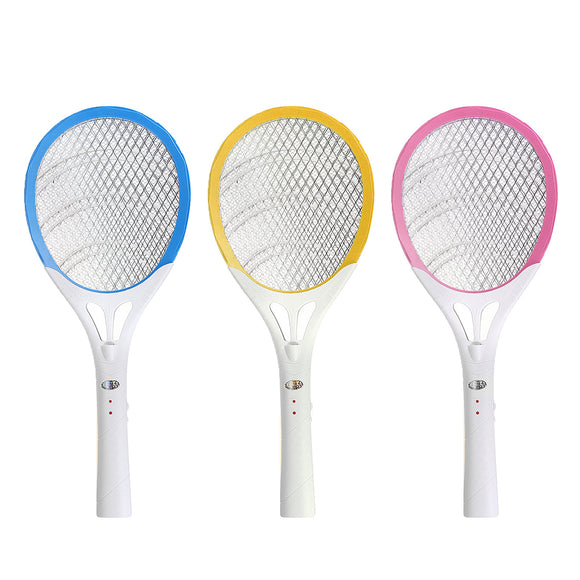 Electric Fly Swatter Mosquito Swatter Zapper Bug Zapper Tennis Racket Shape Kills Insects Gnats Mosquitoes Bugs Mosquito Dispeller