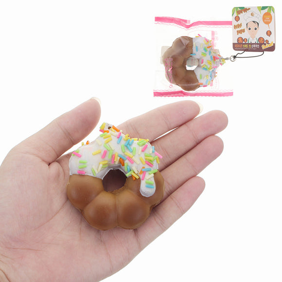 Elsa Squishy Donut Random Color 6cm Soft Slow Rising With Packaging Tag Collection Gift Decor Toy