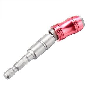 Drillpro Magnetic Screw Drill Tip Angle Magnetic Pivoting Bit Tip Holder Magnetic Screwdriver Drill Bit Drive Guide Extensions Adapter