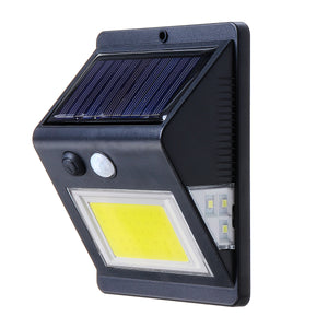 Solar Power 46 LED Light PIR Motion Sensor Outdoor Garden Wall Lamp Waterproof