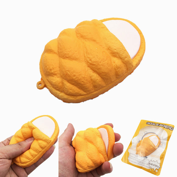 Giggle Bread Squishy Slipper Shoes 10.5cm Slow Rising With Packaging Collection Gift Decor Toy