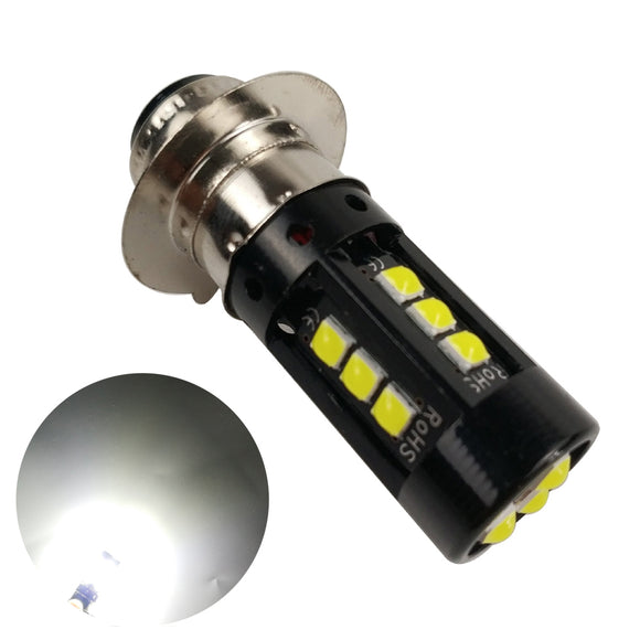 75W 1200LM P15D H6M Motorcycle Headlight LED Bulb Highlight Waterproof Aluminium Heat Dissipation Replace Bulb
