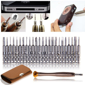 25 in 1 Screwdriver Set Opening Chrome Vanadium Steel Portable Repair Tools Kit for iPhone Camera