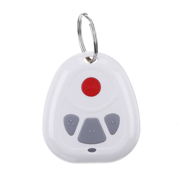 Z-wave 908.4MHz 4 Key White Wireless SOS Remote Control Sensor Controller Home Automation