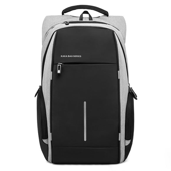 KAKA Men Oxford Laptop Backpack Anti-scratch Travel Backpack with Back Reflectors