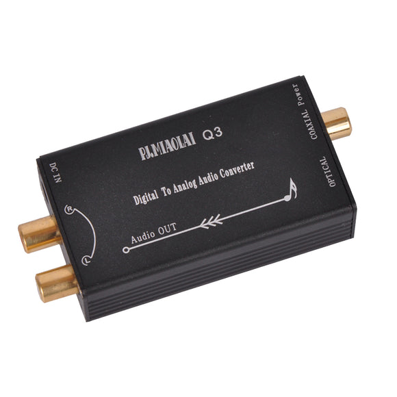 PJ.MIAOLAI Q3 Digital to Analog Audio Optical R/L Converter DAC Decorder