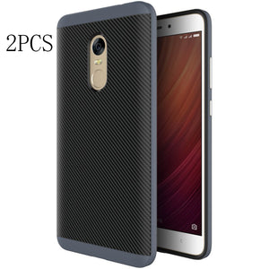 2PCS UCASE Hybrid Silicone Back+PC Frame Protector Case For Xiaomi Redmi Note 4