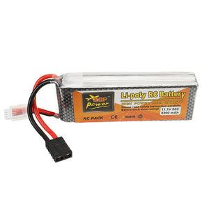 ZOP Power 11.1V 5200mah 50C 3S Lipo Battery TRX Plug for Wltoys 1/8 RC Car