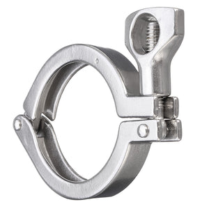 2 Inch Tri Clamp Clover 304 Stainless Steel Single Pin Sanitary Clamp 64mm Ferrule