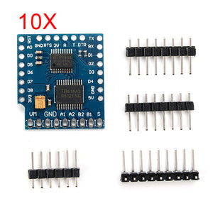 10Pcs Wemos Motor Shield For WeMos D1 Mini I2C Dual Motor Driver TB6612FNGV1.0.0