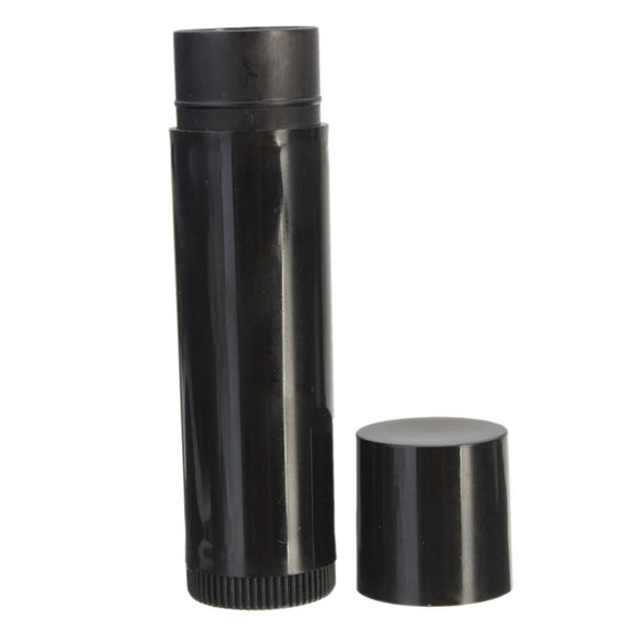 Empty Lip Balm Lipstick Container Tube Black Makeup Cosmetics Tool Travel Mini Light weight