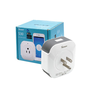 SONOFF S30 AC110-125V 10A US Plug Wifi Power Socket Switch Wireless Remote Control Timer Outlet