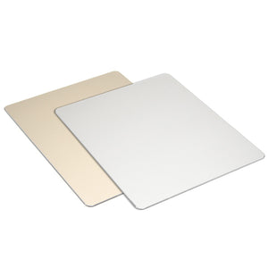 Metal Aluminum Alloy Slim 220x180x2 mm Mouse Pad With Non-slip Rubber Base