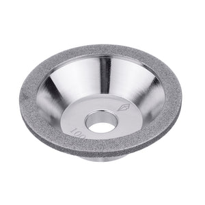 80-600 Grit Diamond Grinding Wheel Cup Grinding Bowl-shaped for Tungsten Steel Milling Cutter Tool Sharpener Grinder