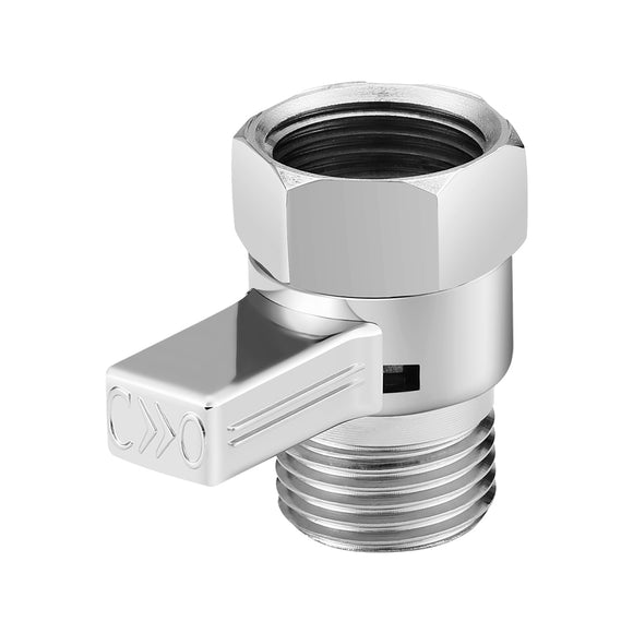 KCASA Brass Junction Water Flow Control Valve Stright-through Shut Off Angle Valve Accessory