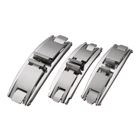 Folding Clasp Sliver Stainless Steel Watch Buckle Clasp For J12