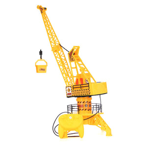 Plastic Mini Tower Crane Remote Control Engineering Vehicle Toy Set Kid Gifts