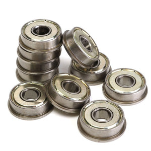 10pcs Motor Flange Bearing F608ZZ Metric Ball Bearings Part