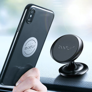 RAXFLY Strong Magnetic 360 Degree Rotation Car Dashboard Holder Mount for iPhone Xiaomi Smart Phone