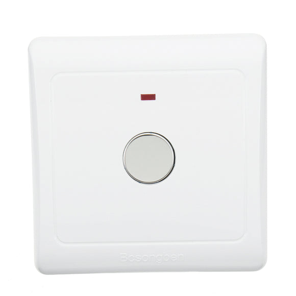 Excellway AC 220V Touch Sensor Switch Panel Four-Wire Touch Delay Switch Wall Lamp Rocker Switch