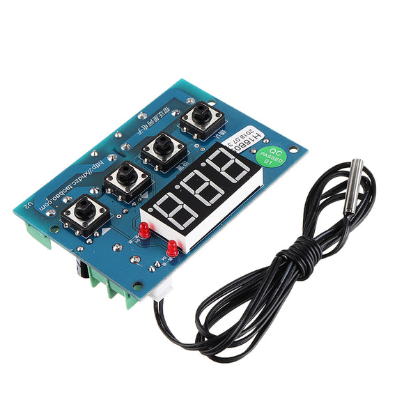 XH-W1316 Thermostat Control + Acceleration 2 Relay Temperature Controller DC12V24V High and Low Alarm Controller