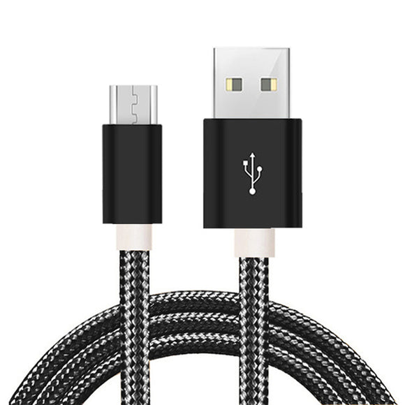 Bakeey 2.1A Nylon Braided Micro USB Fast Charging Data Cable For Xiaomi HUAWEI Android Phone