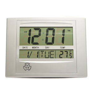 Digital Clock Hanging Wall Furnishing Office Calendar Clock Thermometer