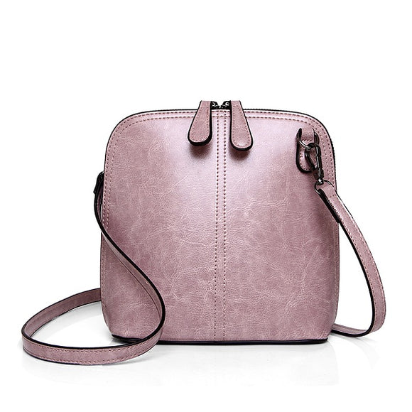 Women High Quality PU Leather Shell Vintage Shoulder Bag Crossbody Bag