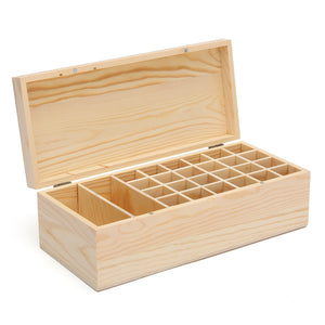 26 Grids Wooden Bottles Box  Container Organizer Storage for Essential Oil Aromatherapy