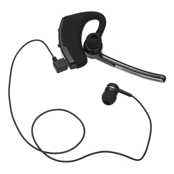 Wireless Bluetooth 4.0 Stereo Business Work Headset Earphone For iPhone Android