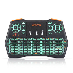 VIBOTON i8 Plus 2.4GHz Wireless Backlight Keyboard With Mouse Touchpad For Android TV Box Xbox