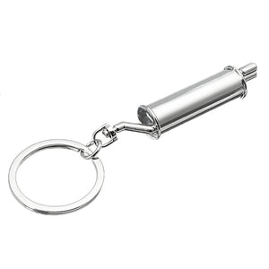 Car Exhaust Pipe Shape Key Chain For Car Key Door Key