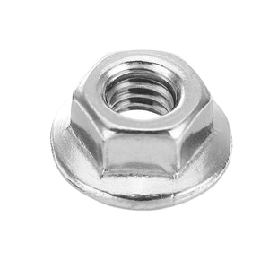 Suleve M4SN3 50Pcs M4 304 Stainless Steel Hex Serrated Flange Lock Nuts