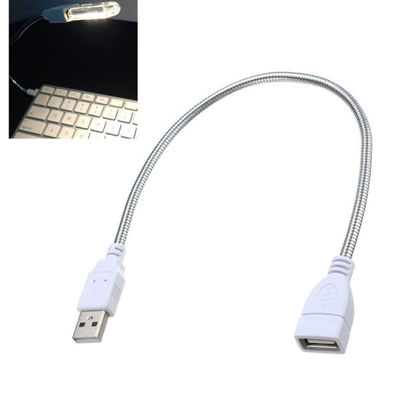 30cm USB Power Cable Extension Cord Flexible Metal Tube For USB Lamp light