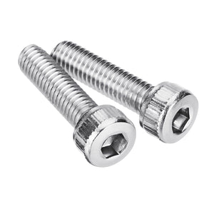 Suleve M4SH3 50Pcs M4 Stainless Steel Hex Socket Cap Head Screws Bolts 6-20mm Optional Length