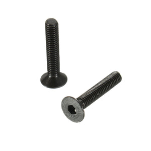 Suleve M3CH4 100Pcs M3 Carbon Steel Countersunk Hex Socket Screw 6-20mm Flat Head Hex Screw Metric