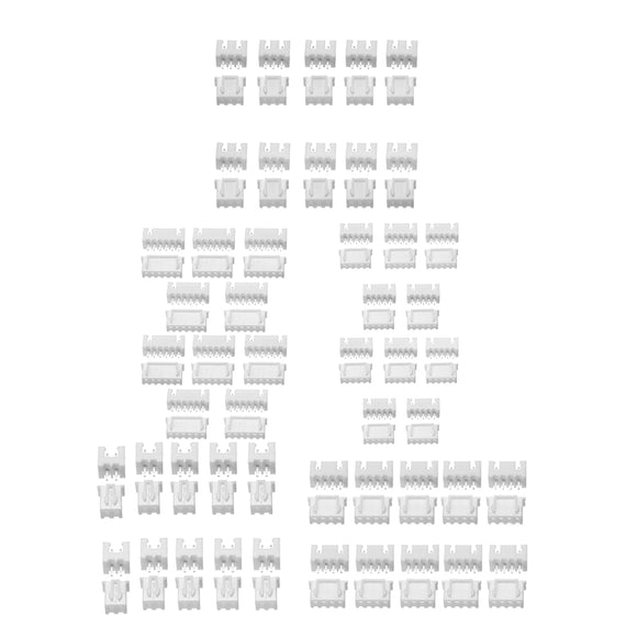 100Pcs Mix Kit XH 2.54 2P 3P 4P 5P 6P Connector Leads Header Housing Pin Header Terminal