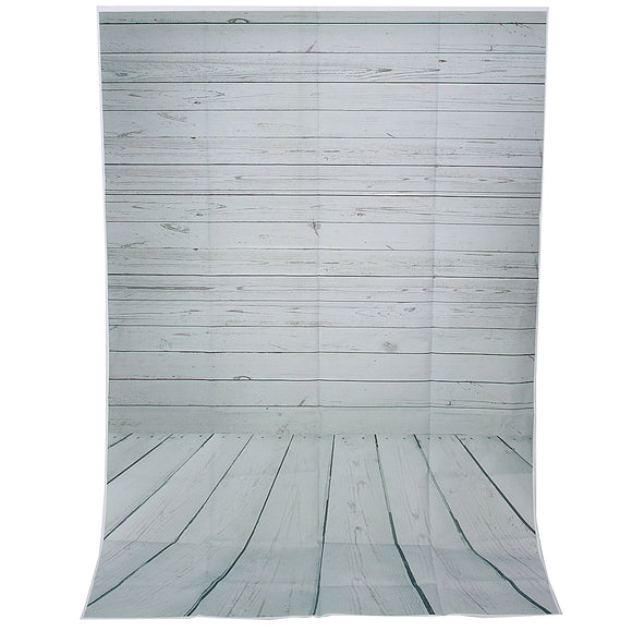 3x5FT Wood Wall Floor Photography Backdrop Studio Prop Background