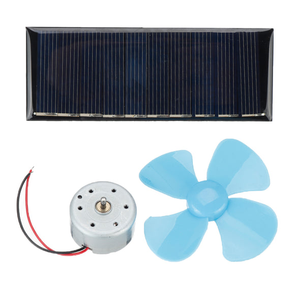 Small Experiment DIY Handmade Kit Solar Panel Small Fan Power Generation Physical Model Material Package