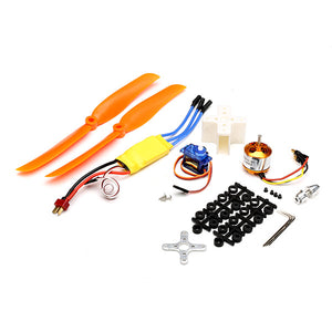 XXD 2212 1400KV Motor+HW30A ESC+K-power P0090 Servo+Propeller