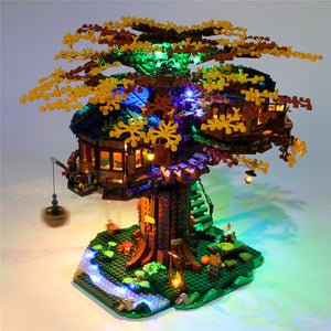 DIY LED Light Lighting Kit ONLY For LEGO 21318 Ideas Treehouse Buildings Block Toys