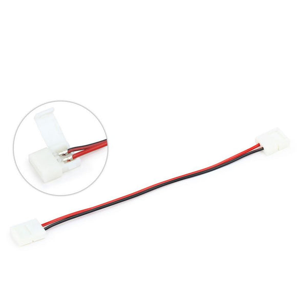 10mm 2 Pin Connectors Extension Wire Cable for Single Color LED Strip Light