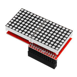 3pcs 8x16 MAX7219 LED Dot Matrix Screen Module For Arduino Raspberry Pi B/ B+