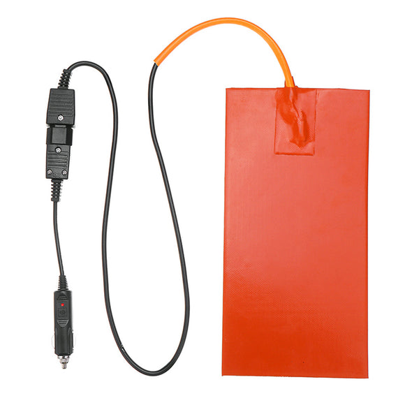 152x304mm 12V 100W Pizza Hot Food Delivery Bag Silicone Heater Pad/Mat with 65C Thermostat