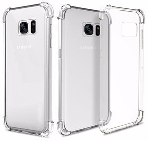 Air Bag Transparent Shockproof Soft TPU Case for Samsung Galaxy S6 Edge