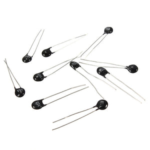 100pcs NTC Thermistor Temperature Sensor 10K OHM MF52-103 3435 5%